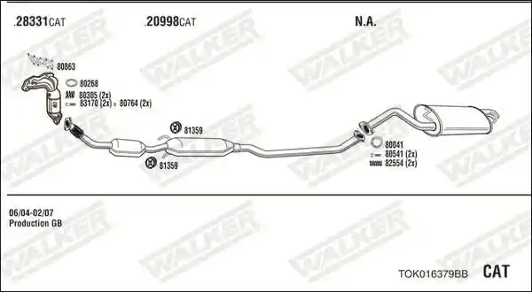 WALKER TOK016379BB