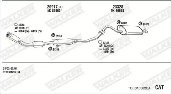WALKER TOK016382BA