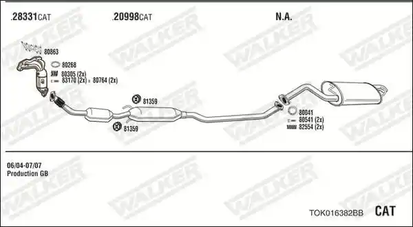 WALKER TOK016382BB