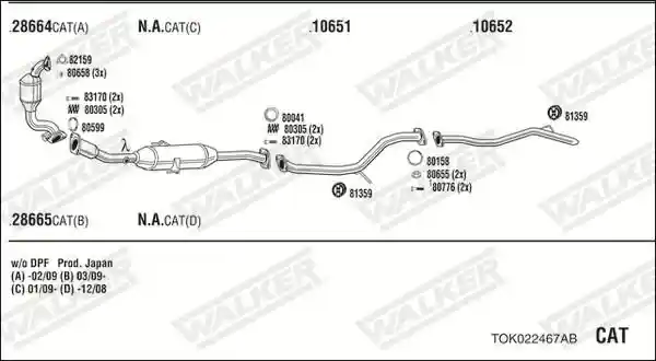 WALKER TOK022467AB