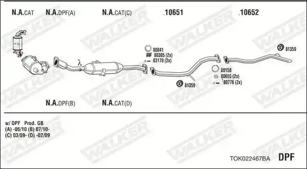 WALKER TOK022467BA