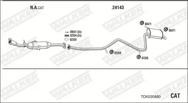WALKER TOK030880