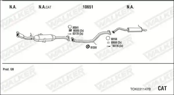 WALKER TOK031147B