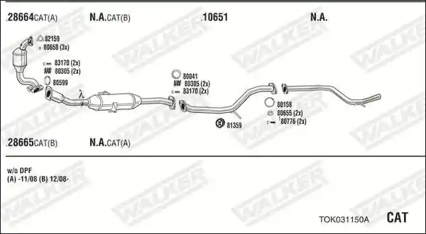 WALKER TOK031150A