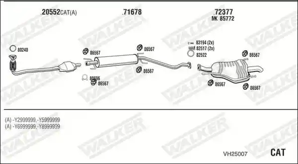 WALKER VH25007
