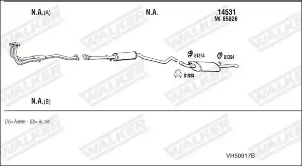 WALKER VH50917B