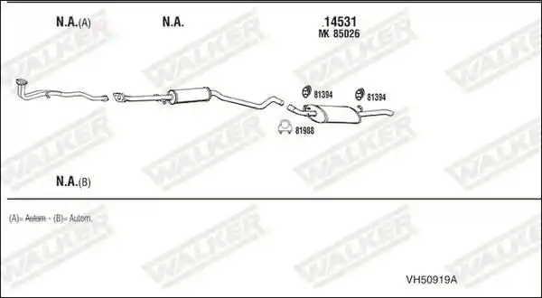 WALKER VH50919A
