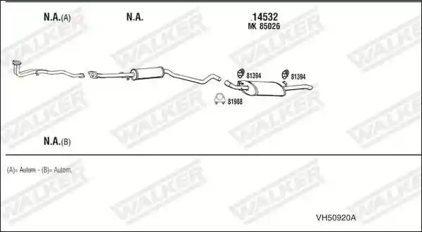 WALKER VH50920A