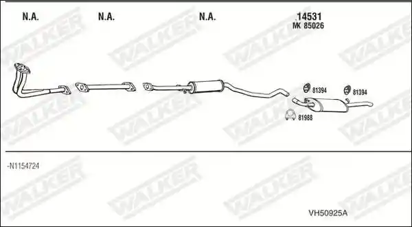 WALKER VH50925A