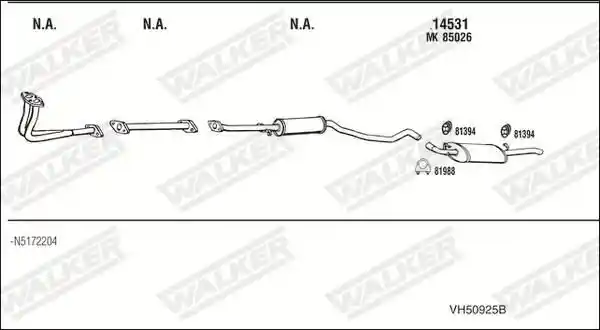 WALKER VH50925B