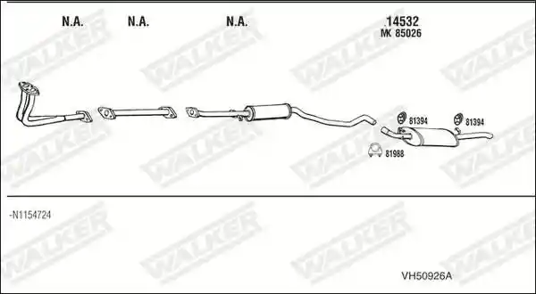 WALKER VH50926A