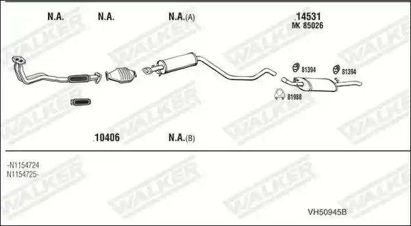 WALKER VH50945B