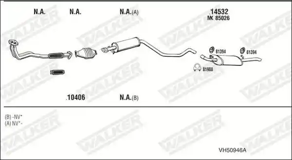 WALKER VH50946A