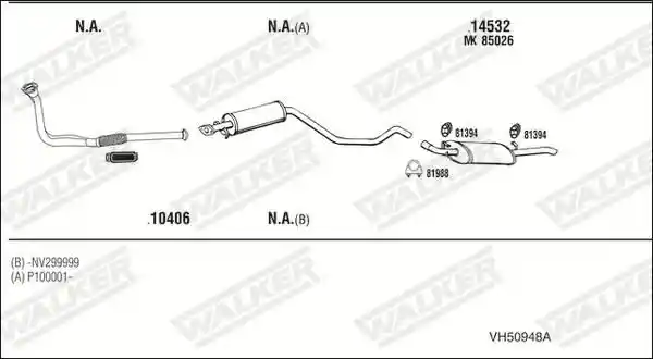 WALKER VH50948A