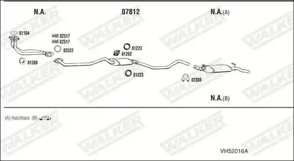 WALKER VH52016A