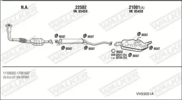 WALKER VH53051A