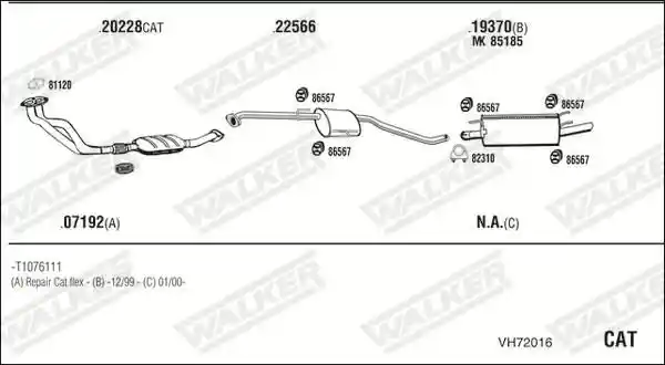 WALKER VH72016