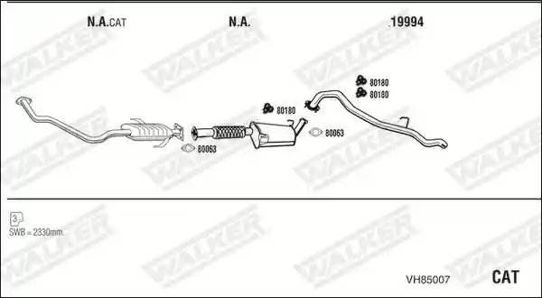 WALKER VH85007