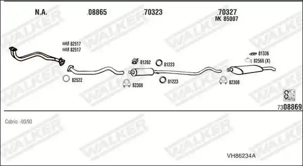 WALKER VH86234A