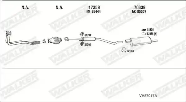 WALKER VH87017A