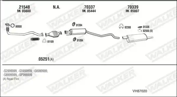 WALKER VH87020
