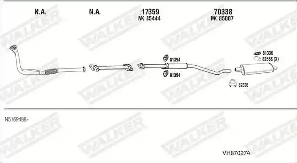 WALKER VH87027A