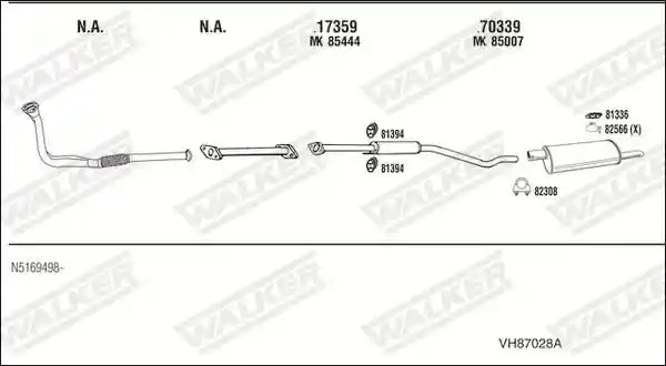 WALKER VH87028A