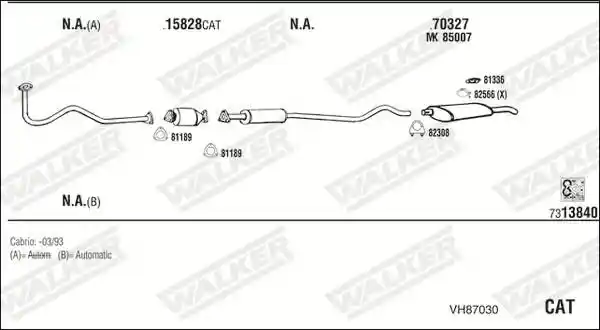 WALKER VH87030
