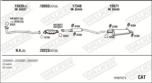WALKER VH87074