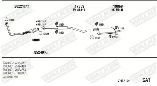 WALKER VH87104