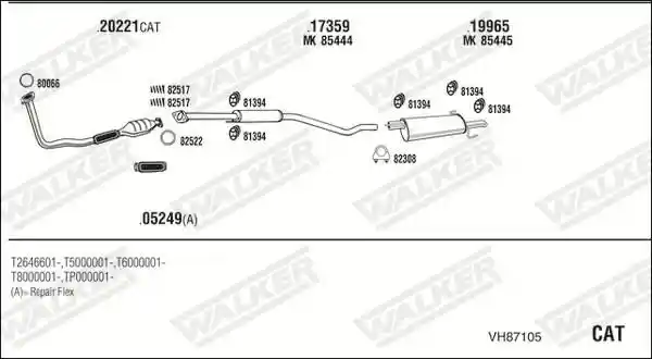 WALKER VH87105