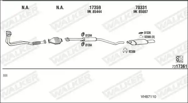 WALKER VH87110
