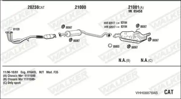 WALKER VHH08878AB