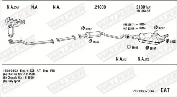 WALKER VHH08878BA