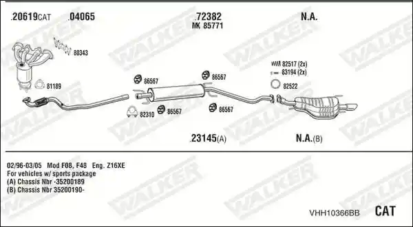 WALKER VHH10366BB