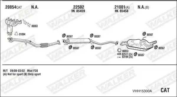 WALKER VHH15300A