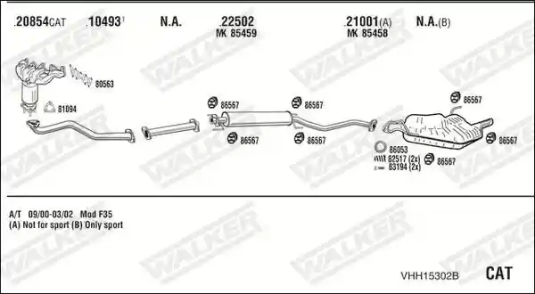 WALKER VHH15302B