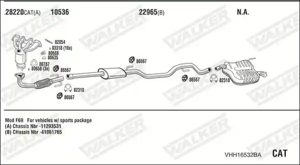 WALKER VHH16532BA
