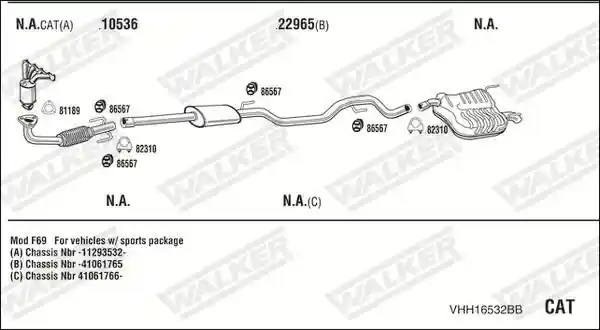 WALKER VHH16532BB