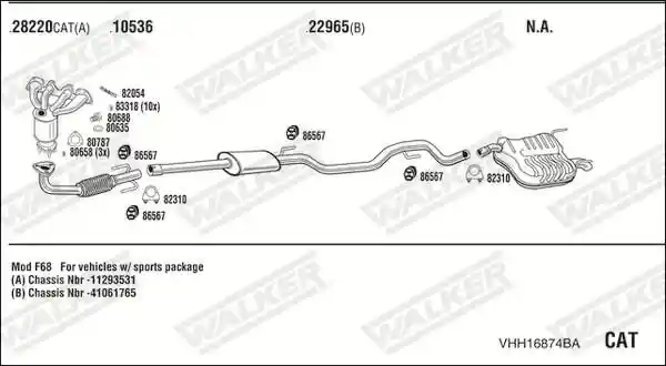 WALKER VHH16874BA