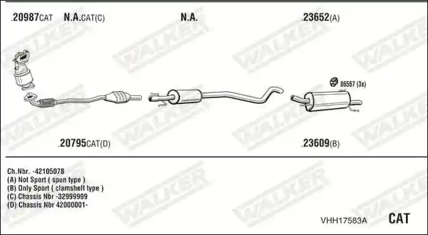 WALKER VHH17583A
