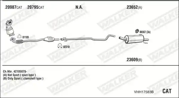 WALKER VHH17583B