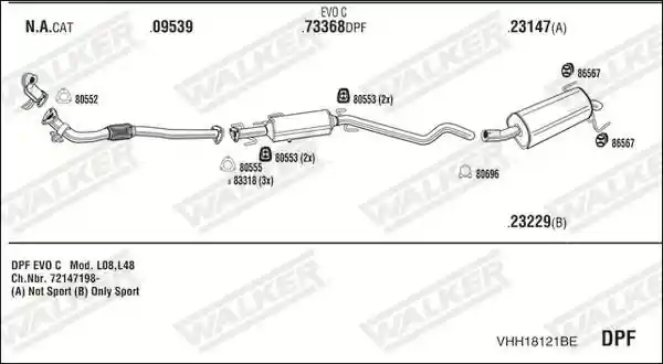 WALKER VHH18121BE