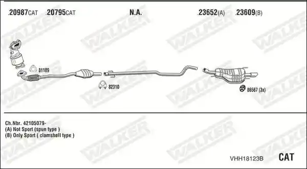 WALKER VHH18123B