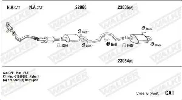 WALKER VHH18128AB