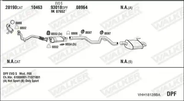 WALKER VHH18128BA