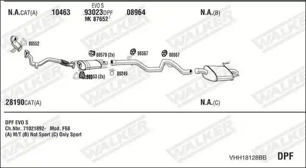 WALKER VHH18128BB