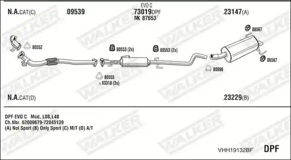 WALKER VHH19132BF