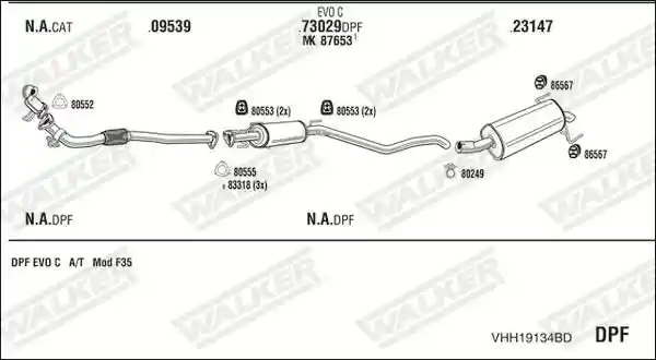 WALKER VHH19134BD