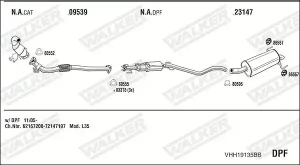 WALKER VHH19135BB
